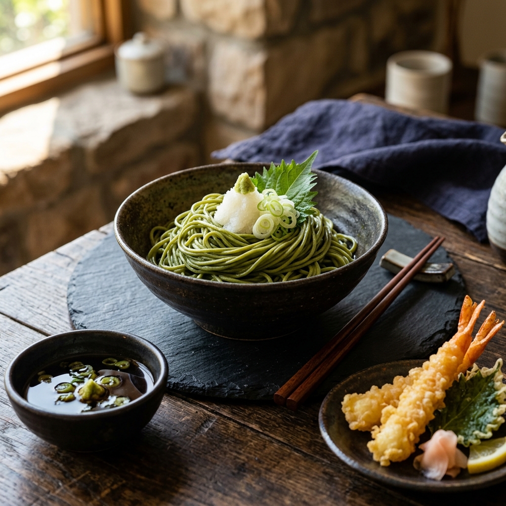 Mì Matcha Soba truyền thống
